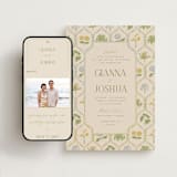 "The Gallery" - Wedding Website in Summer Citrus by Vera Lim - Match Your Stationery