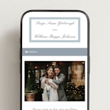 "briland" - Wedding Website in Sky by Sara Hicks Malone - Mobile Layout