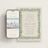 "Amalfi Coast Wedding" - Wedding Website in Aqua by Chris Griffith - Match Your Stationery