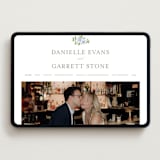 "Ocean Point" - Wedding Website in Sky by Everett Paper Goods - Desktop Design