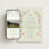 "spring draped garland" - Wedding Website in Spring by Phrosné Barwood - Match Your Stationery