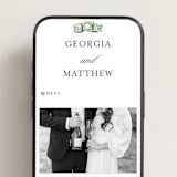 "gates and pillars" - Wedding Website in Sap by Becky Nimoy - Mobile Layout