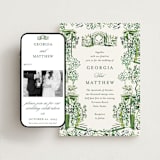 "gates and pillars" - Wedding Website in Sap by Becky Nimoy - Match Your Stationery