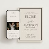 "Galleria" - Wedding Website in Onyx by Laura Hankins - Match Your Stationery