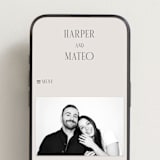 "Close-up" - Wedding Website in Sandstone by Nicole Walsh - Mobile Layout