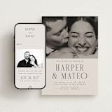 "Close-up" - Wedding Website in Sandstone by Nicole Walsh - Match Your Stationery