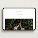 "museo" - Wedding Website in Olive by Ellen Schlegelmilch - Desktop Design