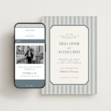 "Modern Stripes" - Wedding Website in Capri by Emily Betts - Match Your Stationery