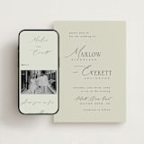 "Scripted Initials" - Wedding Website in Spring by Kelly Schmidt - Match Your Stationery