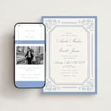 "Constance" - Wedding Website in Sky by Robert and Stella - Match Your Stationery