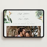 "Our Paradise" - Wedding Website in Tropical by Elly - Desktop Design