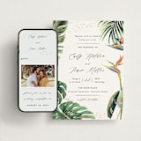 "Our Paradise" - Wedding Website in Tropical by Elly - Match Your Stationery