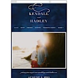 "Indigo Sea" - Wedding Website in Ocean by Kelly Schmidt - Guest Management