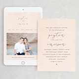 "Simply Perfect" - Wedding Website in Blush by Brianne Larsen - Match Your Stationery