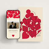 "Pair of Hearts from Disney's Alice In Wonderland" - Wedding Website in Ruby by Baumbirdy - Match Your Stationery