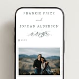 "fresh air" - Wedding Website in Stone by Anastasia Makarova - Mobile Layout