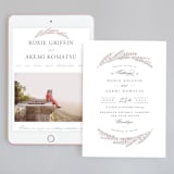 "Arches of Wheat" - Wedding Website in Dove Grey by Hooray Creative - Match Your Stationery