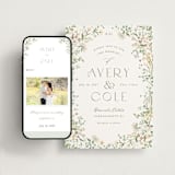 "Avery" - Wedding Website in Lemongrass by Jennifer Wick - Match Your Stationery