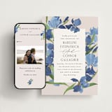 "Irises" - Wedding Website in Natural by Everett Paper Goods - Match Your Stationery