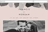 "love is strong" - Wedding Website in Onyx by Aspacia Kusulas - Desktop Design