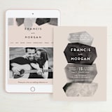 "love is strong" - Wedding Website in Onyx by Aspacia Kusulas - Match Your Stationery