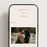 "tortina" - Wedding Website in Taupe by chocomocacino - Mobile Layout