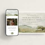 "Countryside" - Wedding Website in Emerald by Petra Kern - Match Your Stationery