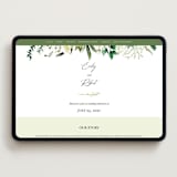 "Fresh Classic" - Wedding Website in Porcelain by Susan Moyal - Desktop Design