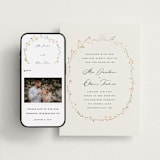 "delicate florals" - Wedding Website in Snow by Lori Wemple - Match Your Stationery