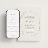 "delicate florals" - Wedding Website in Snow by Lori Wemple - Match Your Stationery