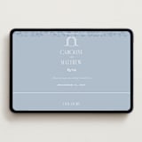 "Hartford" - Wedding Website in Powder by Erin L. Wilson - Desktop Design