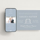 "Hartford" - Wedding Website in Powder by Erin L. Wilson - Match Your Stationery