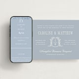 "Hartford" - Wedding Website in Powder by Erin L. Wilson - Match Your Stationery