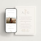 "kouignette" - Wedding Website in Chiffon by chocomocacino - Match Your Stationery