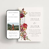 "Garland Monogram" - Wedding Website in Harvest by Angela Marzuki - Match Your Stationery