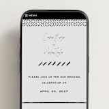 "Signature Script" - Wedding Website in Mint by Michelle Taylor - Mobile Layout