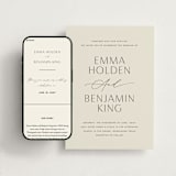 "Glide" - Wedding Website in Porcelain by Jennifer Postorino - Match Your Stationery