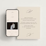 "Infinite" - Wedding Website in Ivory by Angela Thompson - Match Your Stationery