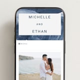 "meanders" - Wedding Website in Ocean by Sumak Studio - Mobile Layout