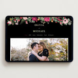 "Meadow Love" - Wedding Website in Azalea by Susan Moyal - Desktop Design