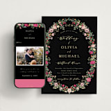 "Meadow Love" - Wedding Website in Azalea by Susan Moyal - Match Your Stationery