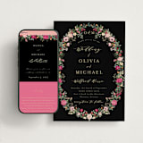 "Meadow Love" - Wedding Website in Azalea by Susan Moyal - Match Your Stationery
