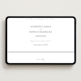 "Somerset" - Wedding Website in Evergreen by Melanie Kosuge - Desktop Design