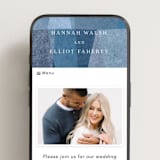 "denim patchwork" - Wedding Website in Seaside by Carrie Moradi - Mobile Layout