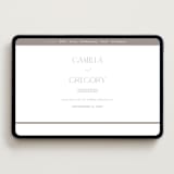 "The Hudson" - Wedding Website in Latte by Kristie Kern - Desktop Design
