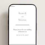 "Wedding Editorial" - Wedding Website in Tuxedo by Ana de Sousa - Mobile Layout