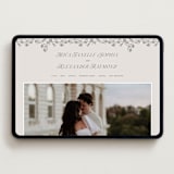 "etched floral" - Wedding Website in Stone by Phrosné Barwood - Desktop Design