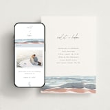 "waves" - Wedding Website in Beachy by Pixel and Hank - Match Your Stationery
