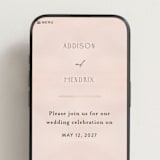 "First light" - Wedding Website in Blush by Itsy Belle Studio - Mobile Layout