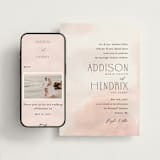 "First light" - Wedding Website in Blush by Itsy Belle Studio - Match Your Stationery